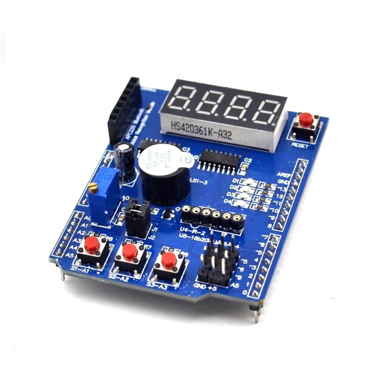 Multifunctional Expansion Board, Sensor Shield Module with 4 Digital Display,