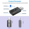 USB Bluetooth 5.0 Transmitter Receiver Audio Adapter AUX 3.5mm TV