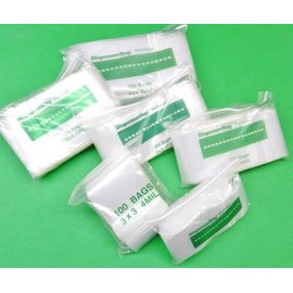 600 Reloc Zippit Bags Assortment 6 Sizes 4mil Clear Resealable 100 Of Each Size 2"X3" - 3"X3" - 3"X4" - 3"X5" - 4"X4" - 4"X6" Total 600 Bags Clear Reclosable Thick Bags Heavy Duty Zip Seal Lock By JTS