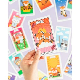 Eighty Eight Miracles Tarot Cards - Red Panda & Friends - Oracle Cards for Beginners - Includes Guide Book of Symbolic Tarot Meanings, Online Course & Exclusive Community for Beginners & Advanced