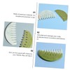 Healvian 1pc Jade Scalp Massage Comb for Care Relaxation and