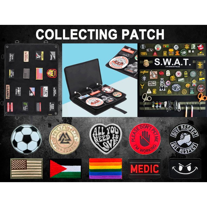 2 Pcs Red Funny Do Not Feed Patch Emblem Embroidered