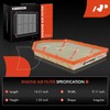 A-Premium 2-PC Engine & Cabin Air Filter with Activated Carbon