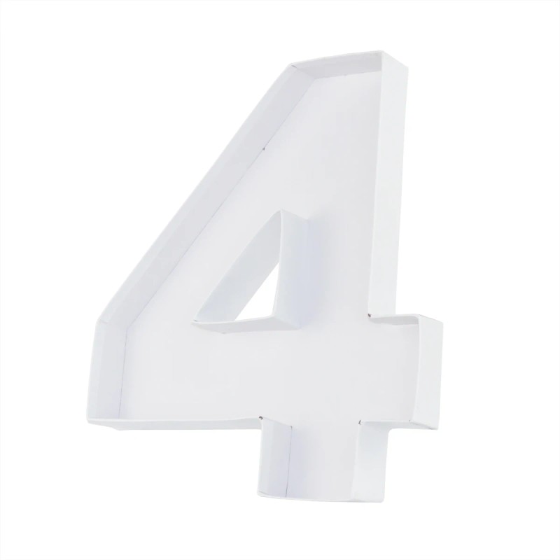 12inch 4 Years Birthday Party Anniversary Charcuterie Board Shaped Box