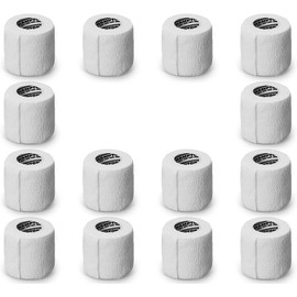 (14-Pack) 2” x 5 Yards | White Self Adhesive Bandage Wrap – Breathable Self Adherent Wrap for People & Pets - Athletic Elastic Cohesive Bandage for Sports Injury: Ankle, Knee & Wrist sprains