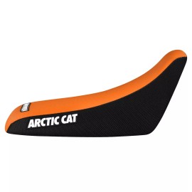 Enjoy Mfg Arctic Cat 50 90 Gripper Seat Cover  2002 - 2005 BLACK/ORANGE standard #256