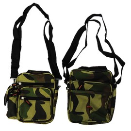 Pack of 2 Shoulder Bags Camouflage, camouflage, M, crossbody