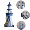 Ciieeo 1pc Lighthouse Outdoor Decor: Garden Lighthouse - Nautical Decor