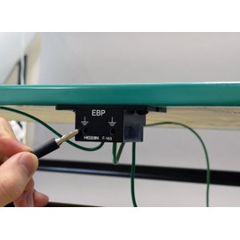 ho-zan (Hozan) Earth Terminal Wrist Strap to secure to connect Earth Ground Banana 2 Mouth, Others 3 Screws Diameter M4 °F – 165