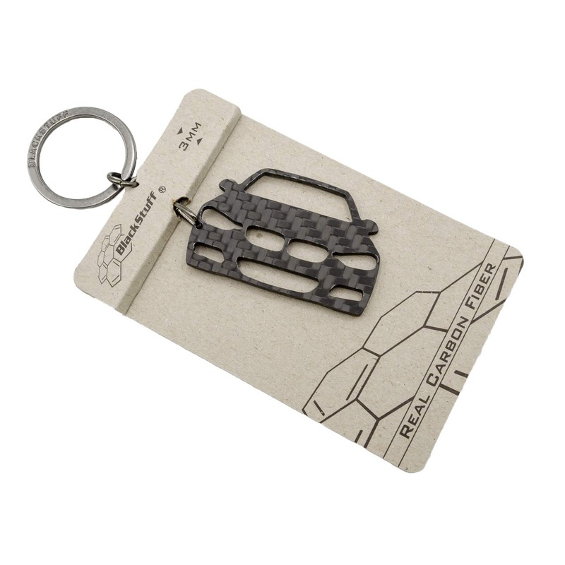 BlackStuff Carbon Fibre Keyring Compatible with 3 Series F30 F31