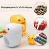 2 in 1 Pencil Sharpener Manual Sharpener with Container -
