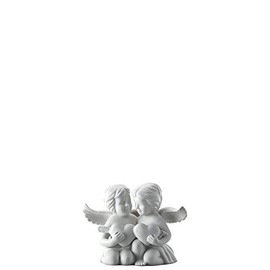 Rosenthal Couple of Angels with Heart Matt White 8 cm