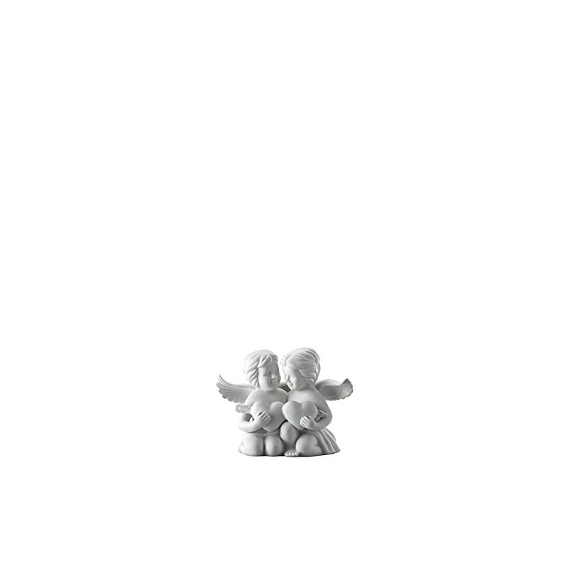 Rosenthal Couple of Angels with Heart Matt White 8 cm