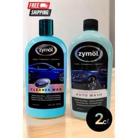 Zymol Combo Pack – Cleaner Wax & Auto Wash Foam, 2-in-1 Car Care