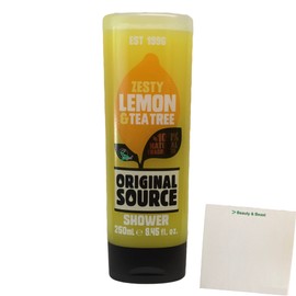 Original Source Zesty Lemon & Tea Tree Shower Gel (250 ml Bottle) + usy Block