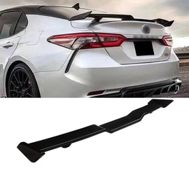 CHIESMA Fit for Toyota Camry Rear Spoiler, Compatible with SE XSE LE XLE TRD Sedan 4-Door 2018-2024 Model, ABS Gloss Black M4 STYL Camry Trunk Spoiler Wing Body Kit Automotive Exterior Accessories