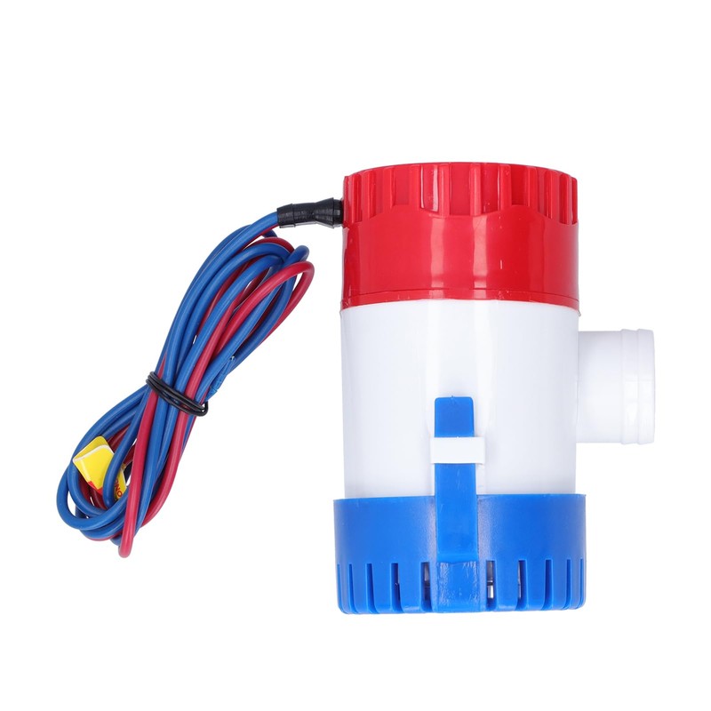 Bomba de Achique Fafeicy, Submersible, ABS, 12V/24V, 350-1100 GPH, Bomba