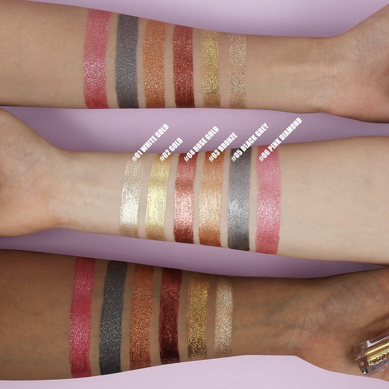 Anglicolor Eyeshadow,Liquid Glitter Eyeshadow,Highly Pigmented Glitter Gel Diamond Eyeshadow, Liquid