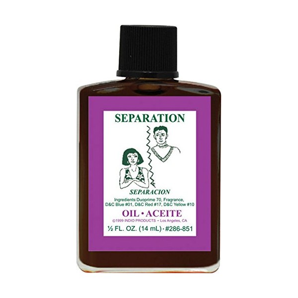 (1Pack) Indio Products Spiritual Anointing Oil- Separation 1/2oz