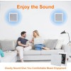 Herdio Bluetooth Ceiling Speakers 5.25" Wall Flush Mount Indoor/Outdoor Speakers
