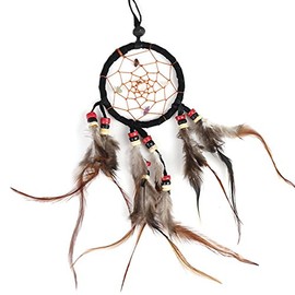 ART-CRAFT DC6S001 Dream Catcher Simple Diameter 6 cm Black