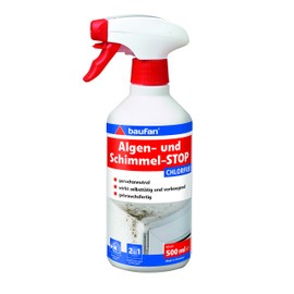 Baufan Algae and Mould Stop, for Indoor Surfaces, Chlorine-Free, 500 ml, Transparent, 007002008