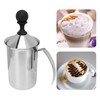 Coffee Frother Double Layer Versatile Manual Stainless Steel Milk Foamer