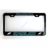 none Philadelphia Eagles License Plate Frame - Black Powder Coated