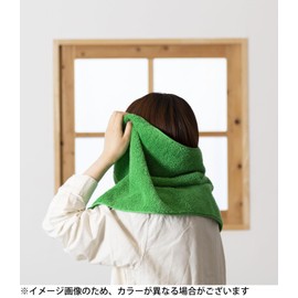 Honda Towel, Imabari Towel, Face Towel, 6 Times Water Absorbent, Gentle on the Skin, Fluffy, Voluminous Activity, Cheering Goods, Brown, 13.0 x 33.9 inches (33 x 86 cm), Colorful Organic