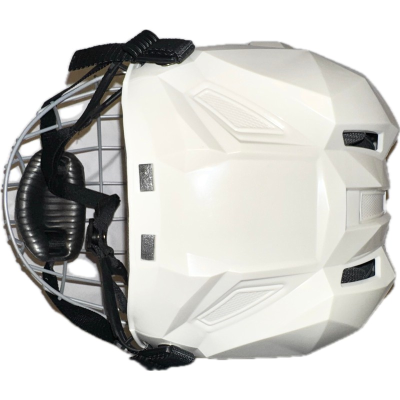 Rodeo Equestrian Bull Riding Protective Helmet White - EPT Bull
