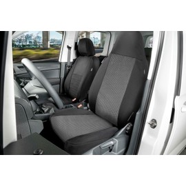 Walser Transporter Seat Covers Universal Size, Car Seat Cover for 1 Single Seat (Pilot Seat), Car Seat Covers Made of Premium Jacquard, Single Seat Cover Transporter, Car Seat Covers for Van