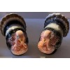 Ron Gordon Designs~Turkey Gobbler Ceramic Salt & Pepper Shakers~ NIB