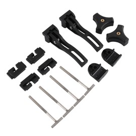 DICMIC Truck Tonneau Cover Replacement and Accessories Part Kit for Hard Tri-fold & Quad-fold Truck Bed Cover Include Nut, T-Bolt and Tonneau Cover Clamp, 2X Rear Clamp