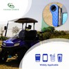 HANGKUNNEE Golf Cart Armrest with Cup Holder for EZGO Club