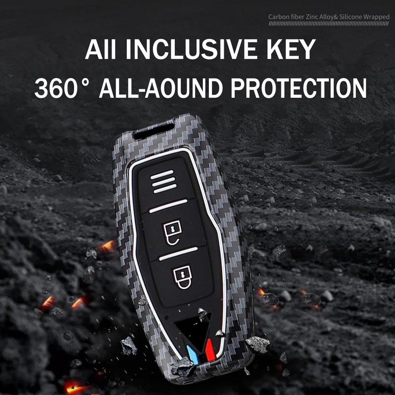 KUNIO Fit for Mitsubishi Fluorescent Key Fob Cover Case Protector