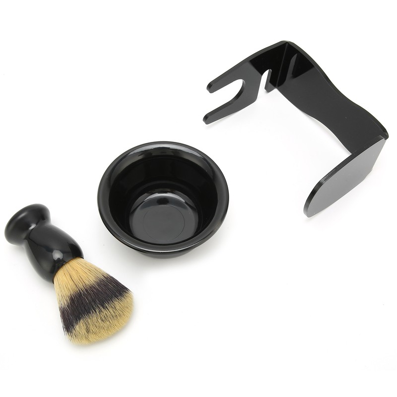 3pcs Shaving Brush Set Beard Shaving Brush Bowl Safety Shaving
