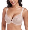DotVol Front Closure Bras for Women Full Figure Plus Size