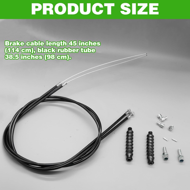 14Pcs Brake Cable Parts for Walkers Replace, Drive Rollator Replacement