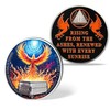 2 Year Flaming Phoenix Sobriety Coin – Rising from The