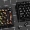 dagaladoo Grey Clear keycaps,Transparent keycaps 60 75 100 Percent,Ceramic Jelly