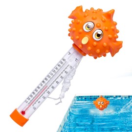 Pool Temperature Gauge | Safety Bath Animal Gauge,Shockproof Floating Spa Temperature Reading Tool for Outdoor Indoor Bath Bathtub Aquarium Pond