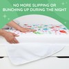 Potty training bed pad with tucks, mattress protector for 100%