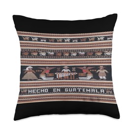 Guatemala Chapin Quetzal Antigua Tikal Tradicional Maya 502 Throw Pillow