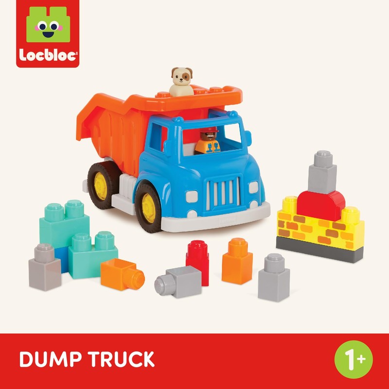 Battat – Large Building Blocks – 80 Colorful Pieces –