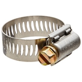 Pack of 20 Breeze Power-Seal Stainless Steel Hose Clamp Worm-Drive SAE Size 12 11/16 Inch to 1-1/4 Inch Diameter Range 1/2 Inch Band Width