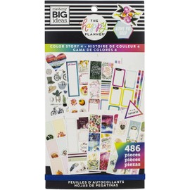 ME & MY BIG IDEAS Happy Planner STCKRS STRY, Colour Story 4, 486/Pkg