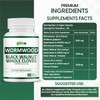 Rimo Nutrition Wormwood Black Walnut Clove Capsules - Cleanse, Detox,