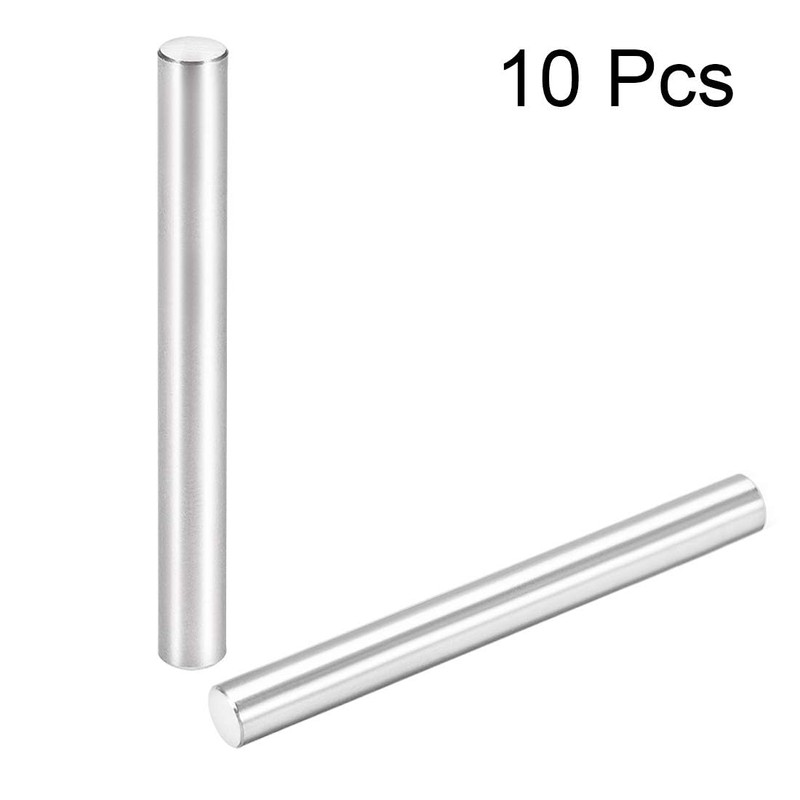TOP-VIGOR 10Pcs 6mm x 60mm Dowel Pins Shelf Support Pegs,