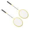 Badminton Rackets Iron Alloy Lightweight Badminton Racquets with 3 Balls