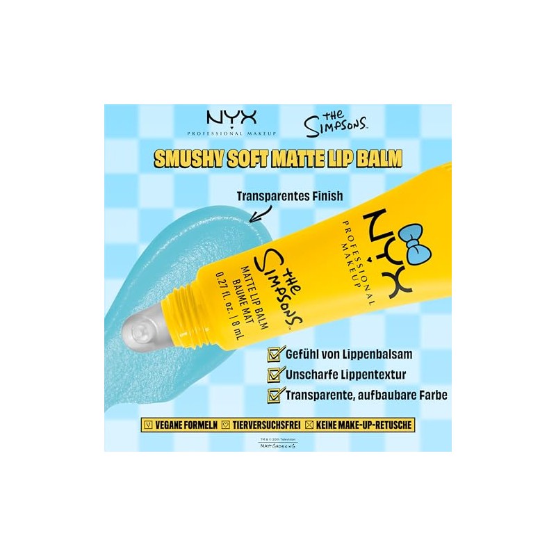 Simpson Smushy Lip Balm Blurred Finish Peekaboo Blue